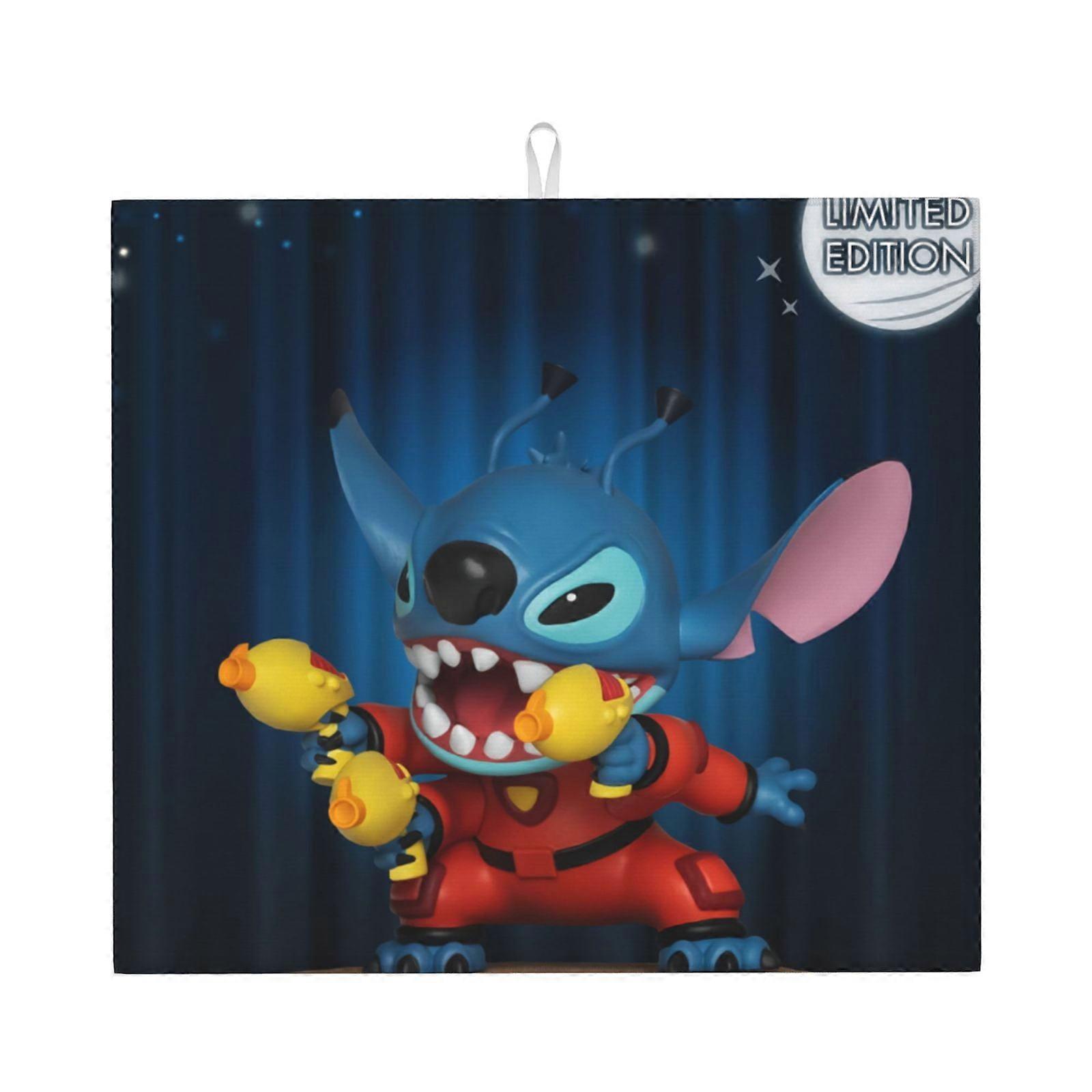 Stitch Dish Drying Mat For Kitchen Counter, Microfiber Dish Mat, Fast Absorbent Draining Pad