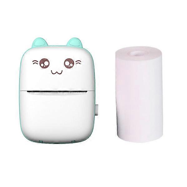 Pocket Printer Portable Thermal with Bluetooth Mini Pi Paper Green