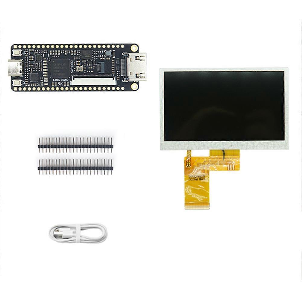For Tang Nano 9K FPGA Gaoyun GW1NR-9 RISC-V RV HDMI-Compatible Development Board+4 Inch SPI Screen+2.54mm Pin Header