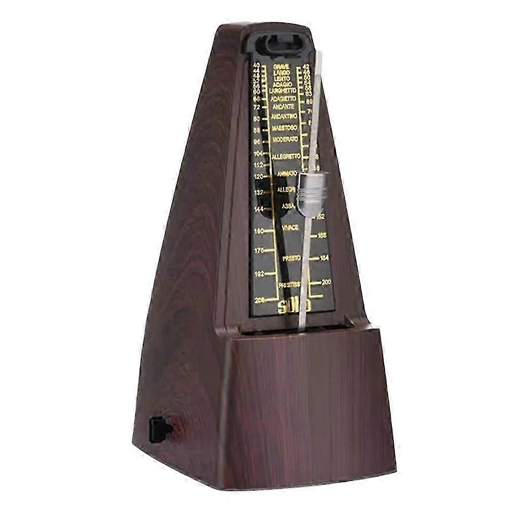 Standard Precision Mechanical Metronome for Piano, Guitar, Brown
