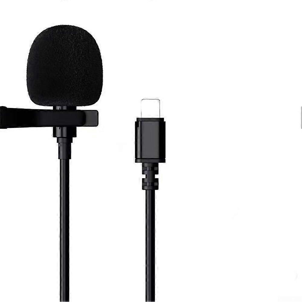 Noise Reducing ClipOn Microphone For DSLR Cameras And Smartphones, 1.5m Cable, Compatible with iPhone