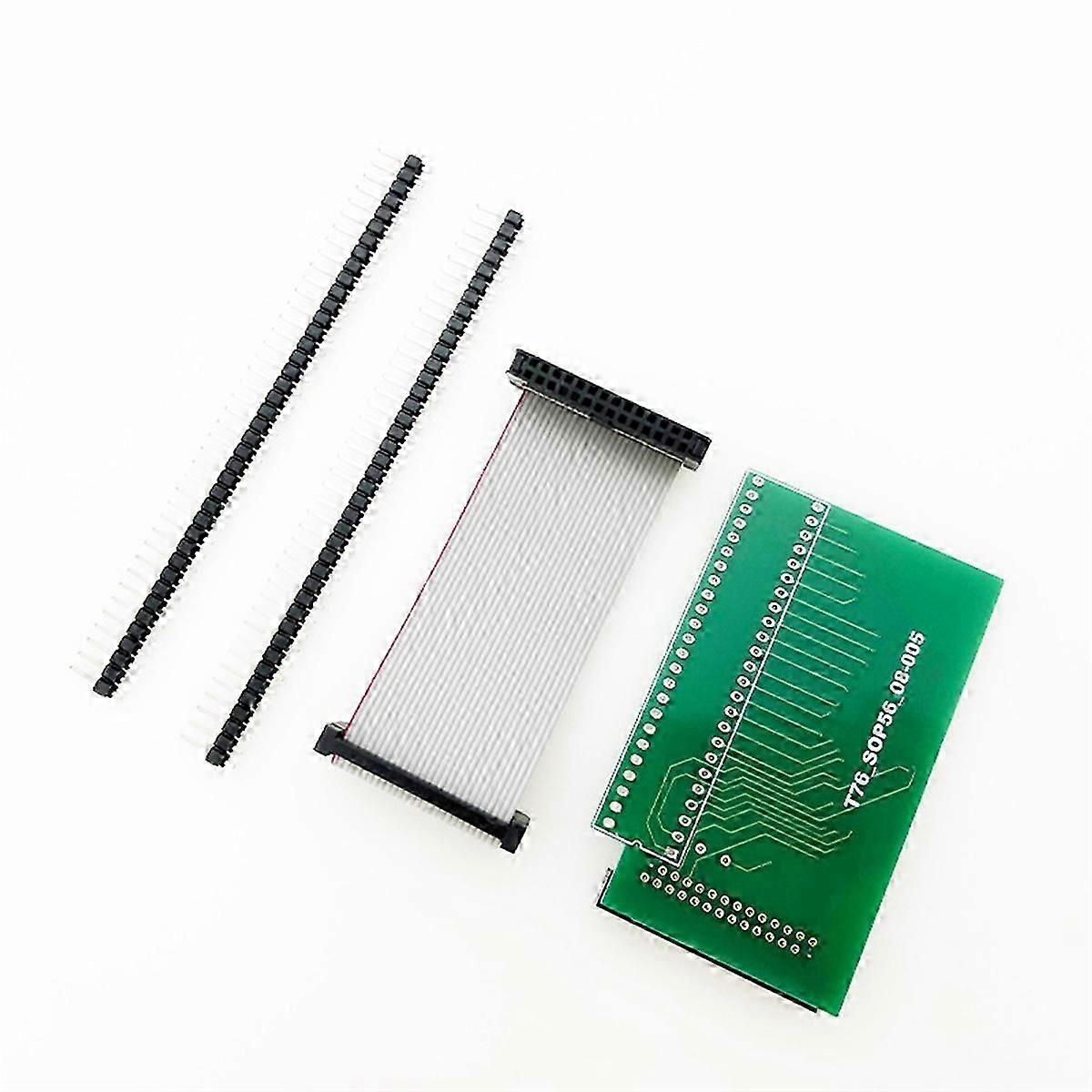 For T76 Programmer SSOP56 Adapter Socket 0.8mm Pitches Programmer Test Burn Socket Read Write