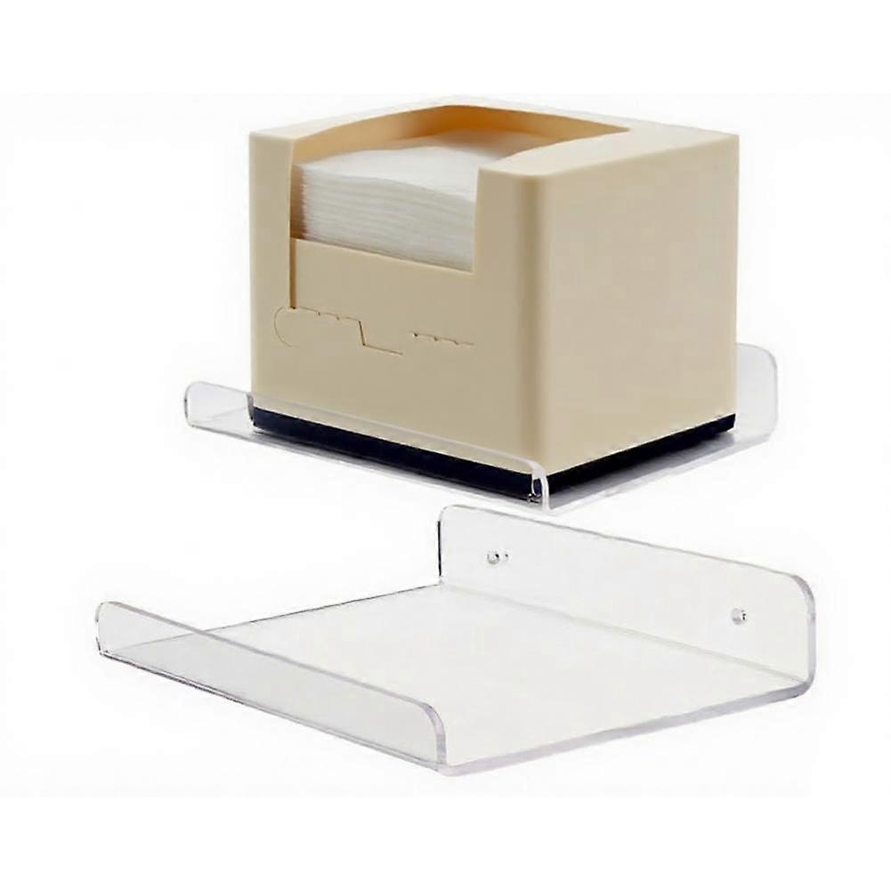 Acrylic Floating Shelves Wall-Mounted Organizer Easy Installation