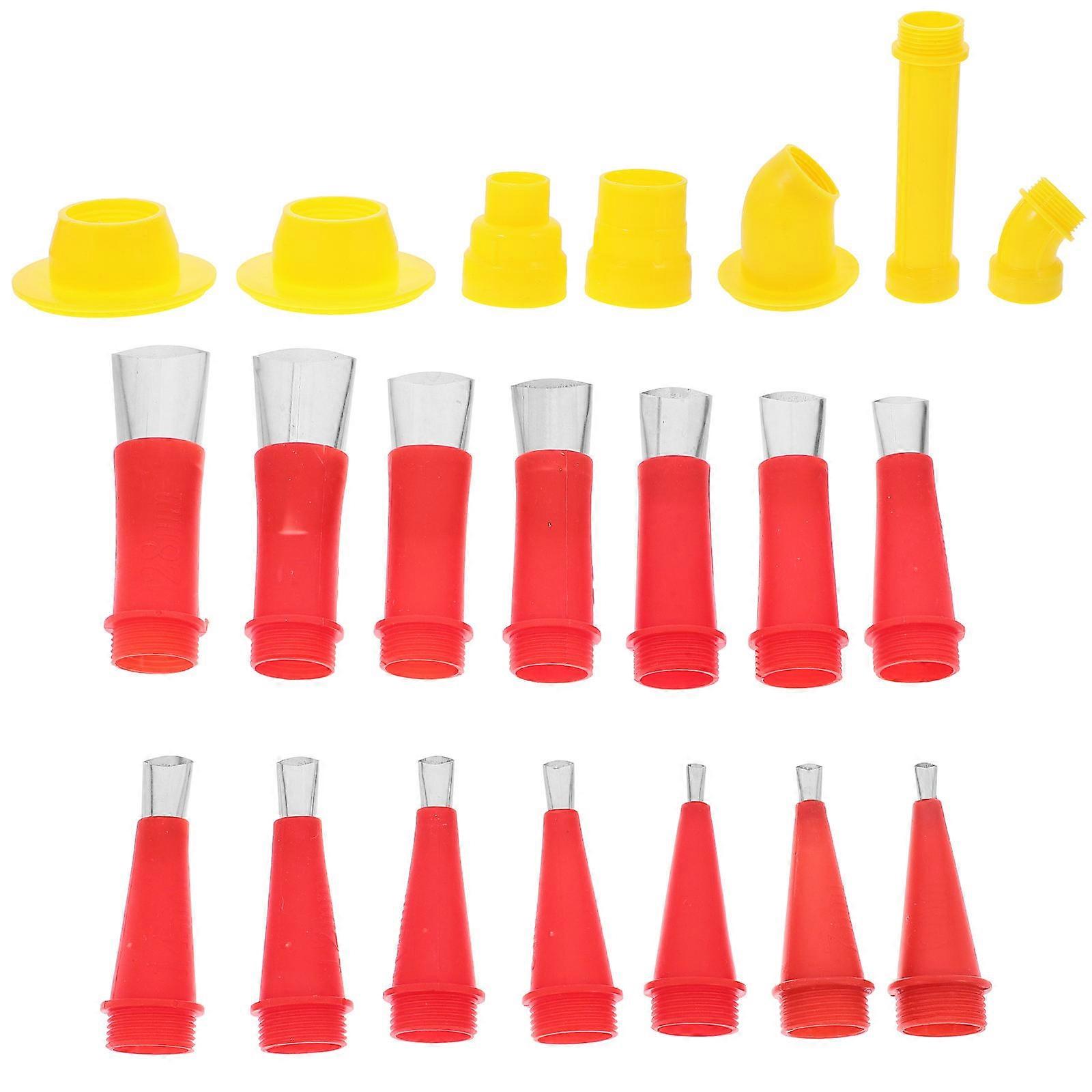 Stainless Steel Caulk Nozzle Tool for Precise Finishing 1Set