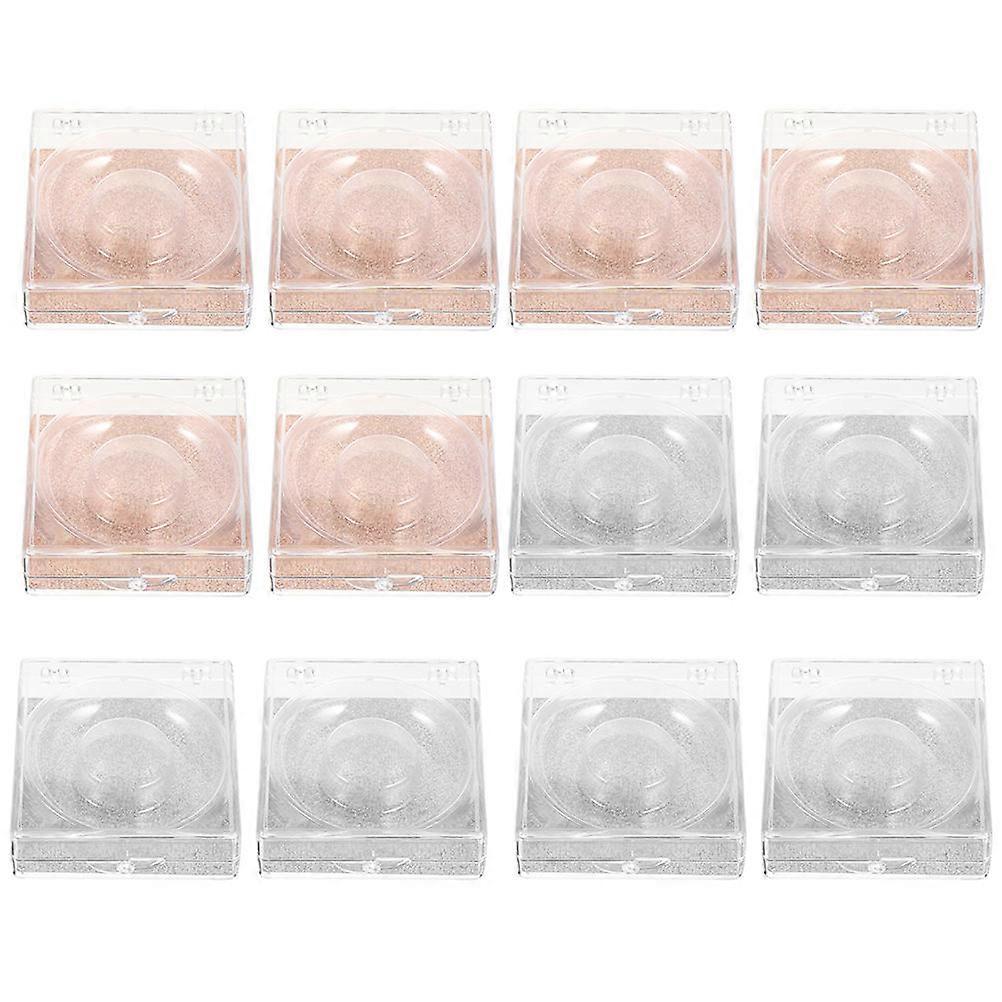 Eyelash Organizer for False Eyelash Storage Plastic Boxes 12Pcs