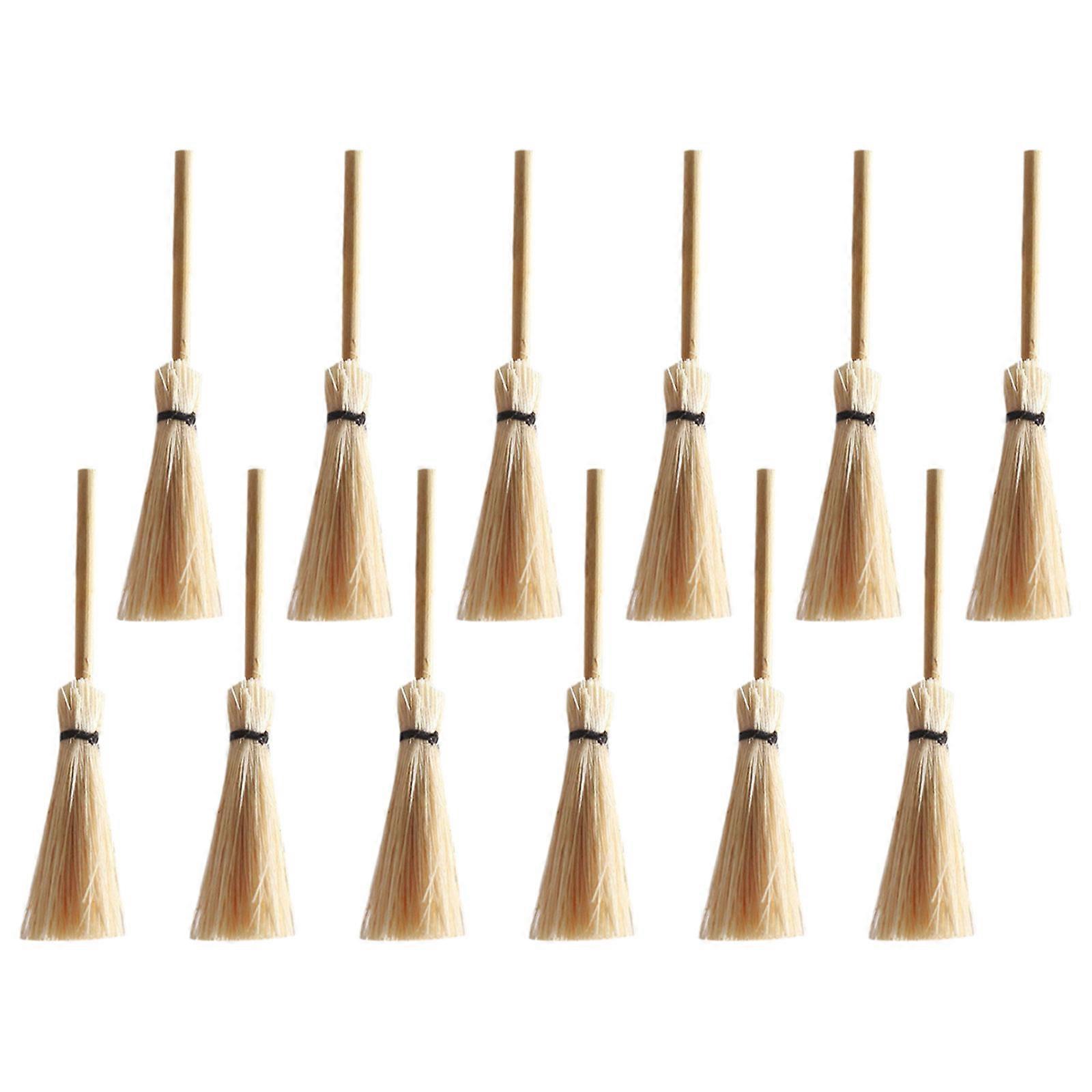 Creative Mini Broom for Educational Play with 12Pcs Toy Decorations