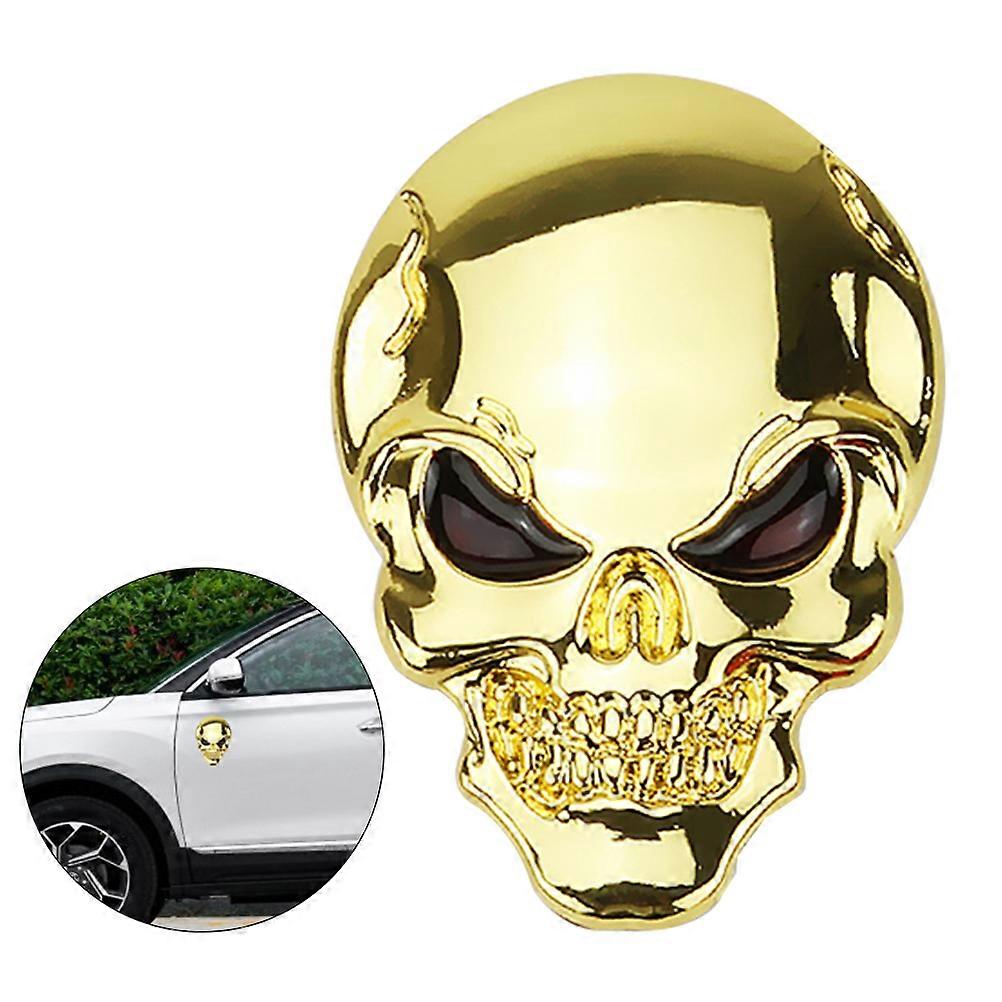 Car Body Paste Automotive Metal Skull for Decorative Modification