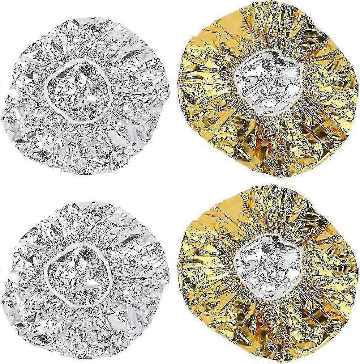 4pcs Aluminum Foil Hair Cap for Coloring Conditioning