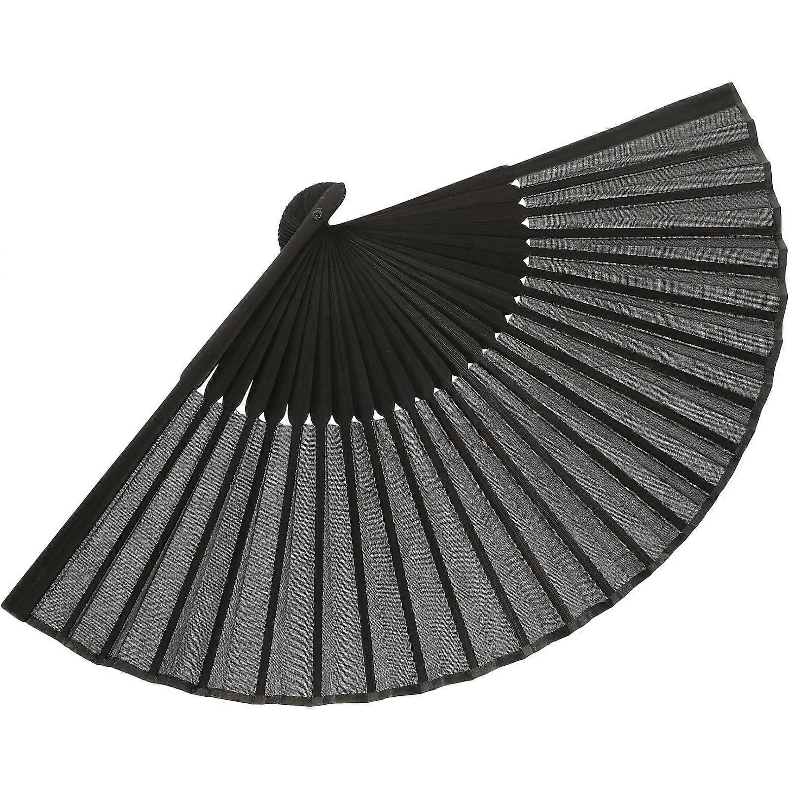 Fabric Hand Fan for Office Use Men Simple Practical Cooling 1Set