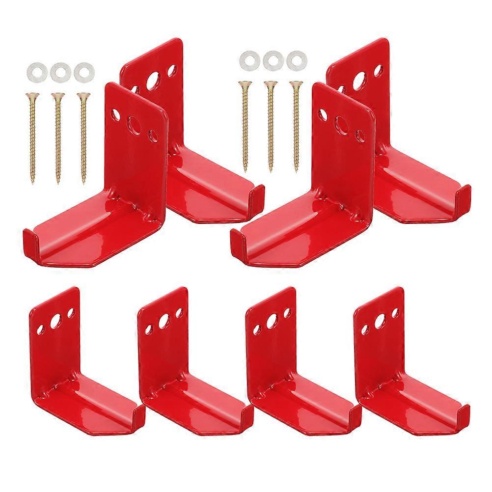 Fire Extinguisher Holder Iron Wall Mount Bracket for Safety Use 2Sets
