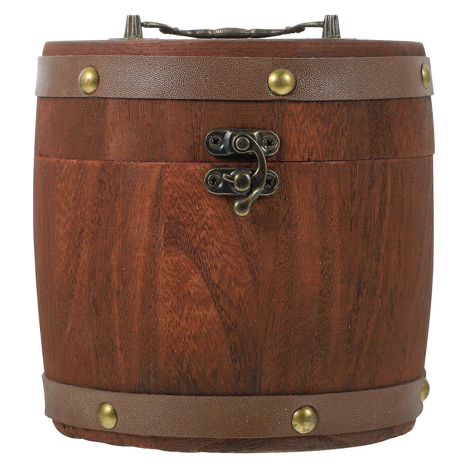 Wooden Tea Canister for Storage Use 1Pcs Multi-Functional Sealed Container