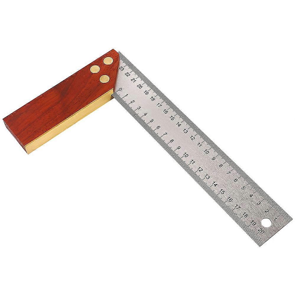 Woodworking Square Protractor L-Shaped Right Angle Ruler for Woodworking 1Pcs