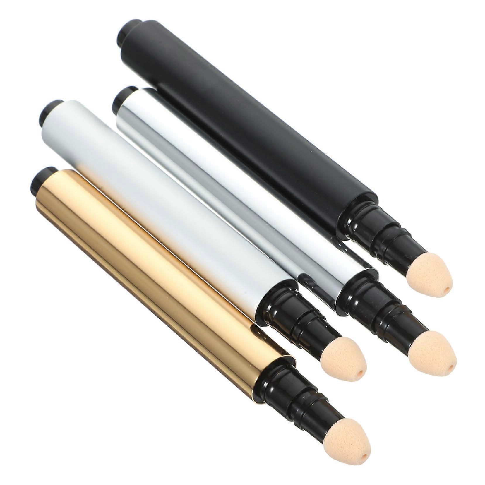 Empty Concealer Tube Set 3ml Leakproof Refillable Aluminum Travel Makeup Container MultiColor