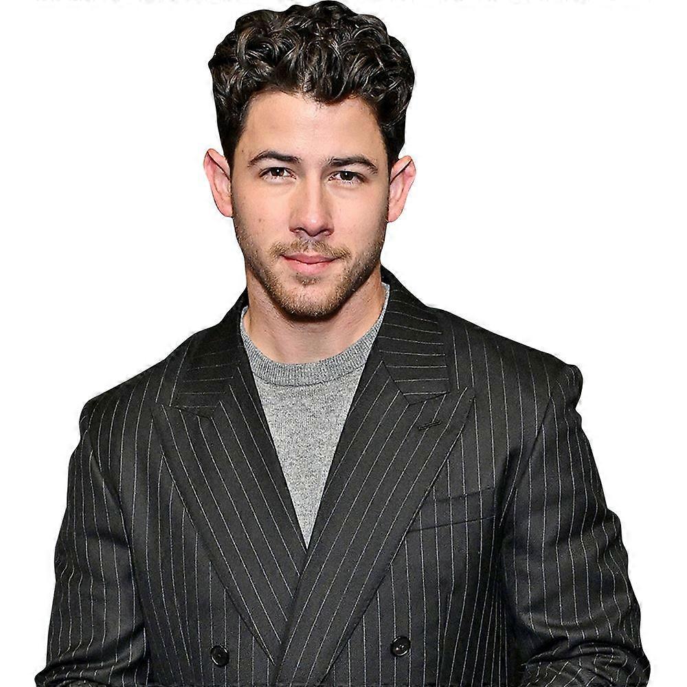 Nick Jonas (Black Suit) Half Body Buddy Cutout