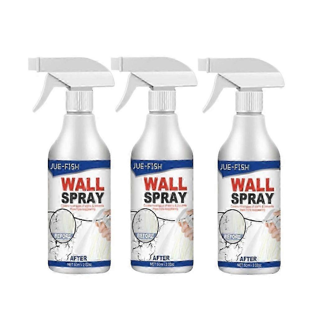 Wall  Paint Spray White 60ml Easy Touch Up for Interior Walls with Stain Coverage