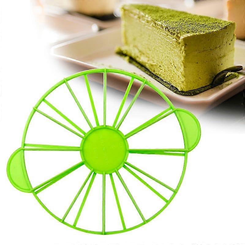 Adjustable Round Cake Cutter and Divider for 10 or 12 Equal Slices Plastic Cake Slicing Tool