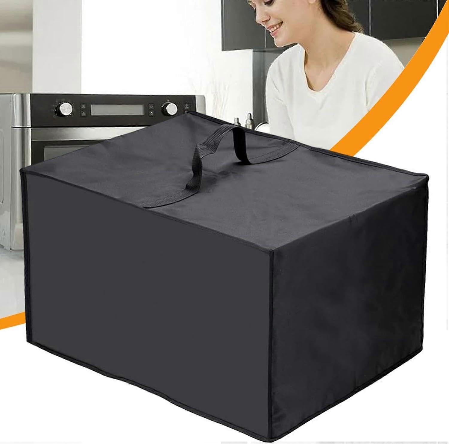Waterproof Toaster Oven Cover with Handle, Nylon DustProof Microwave Appliance Protector for Kitchen
