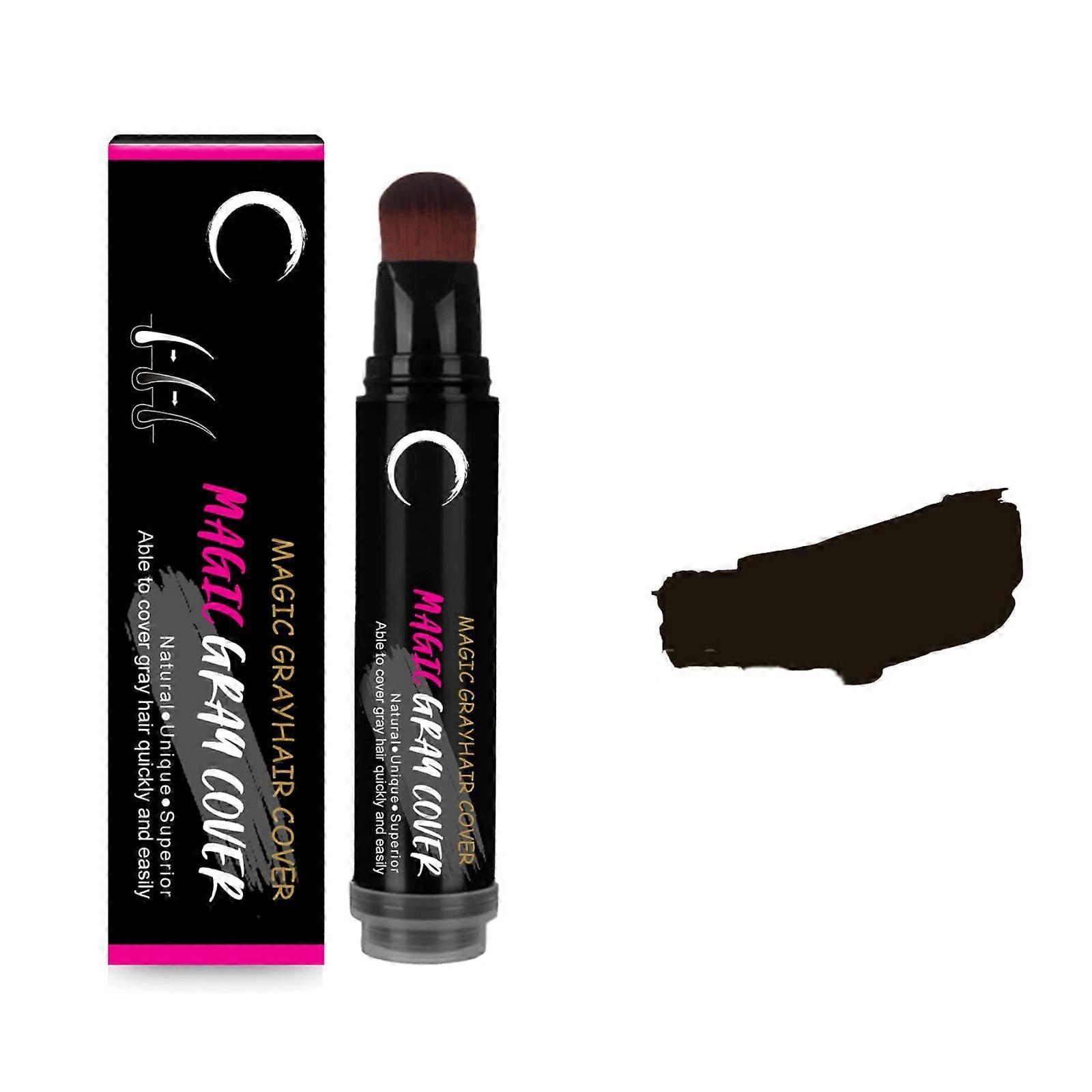 Root Touch Up Hair Color Stick Deep Brown Instant Gray Coverage Easy Application for Roots