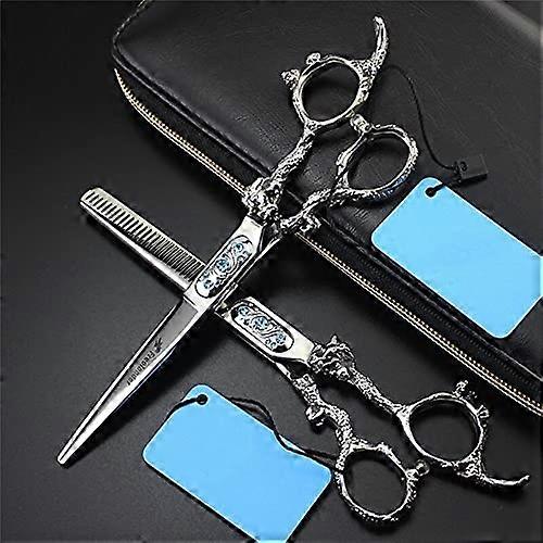 Hair Cutting Scissors 6 Inch Professional Barber Scissors with Precision Sharp Blades Set