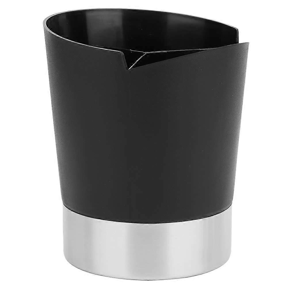 Bar Tableware Storage Box Black Utensil Organizer for Milk Tea  Kitchen Rustproof Stable Base