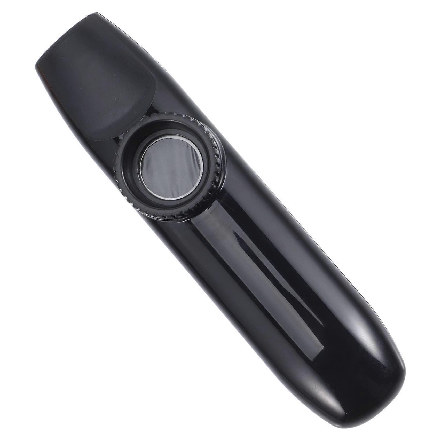 Adjustable Double Membrane Kazoo Instrument with Tone Control and Pocket Storage Case