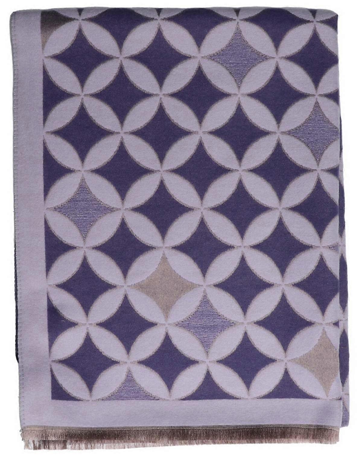 Zelly Geometric Scarf - Purple