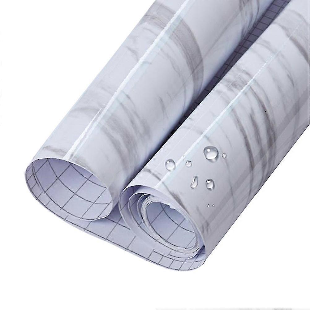 Marble Effect Wallpaper Self Adhesive Wallpaper for Decoration 60x50cm