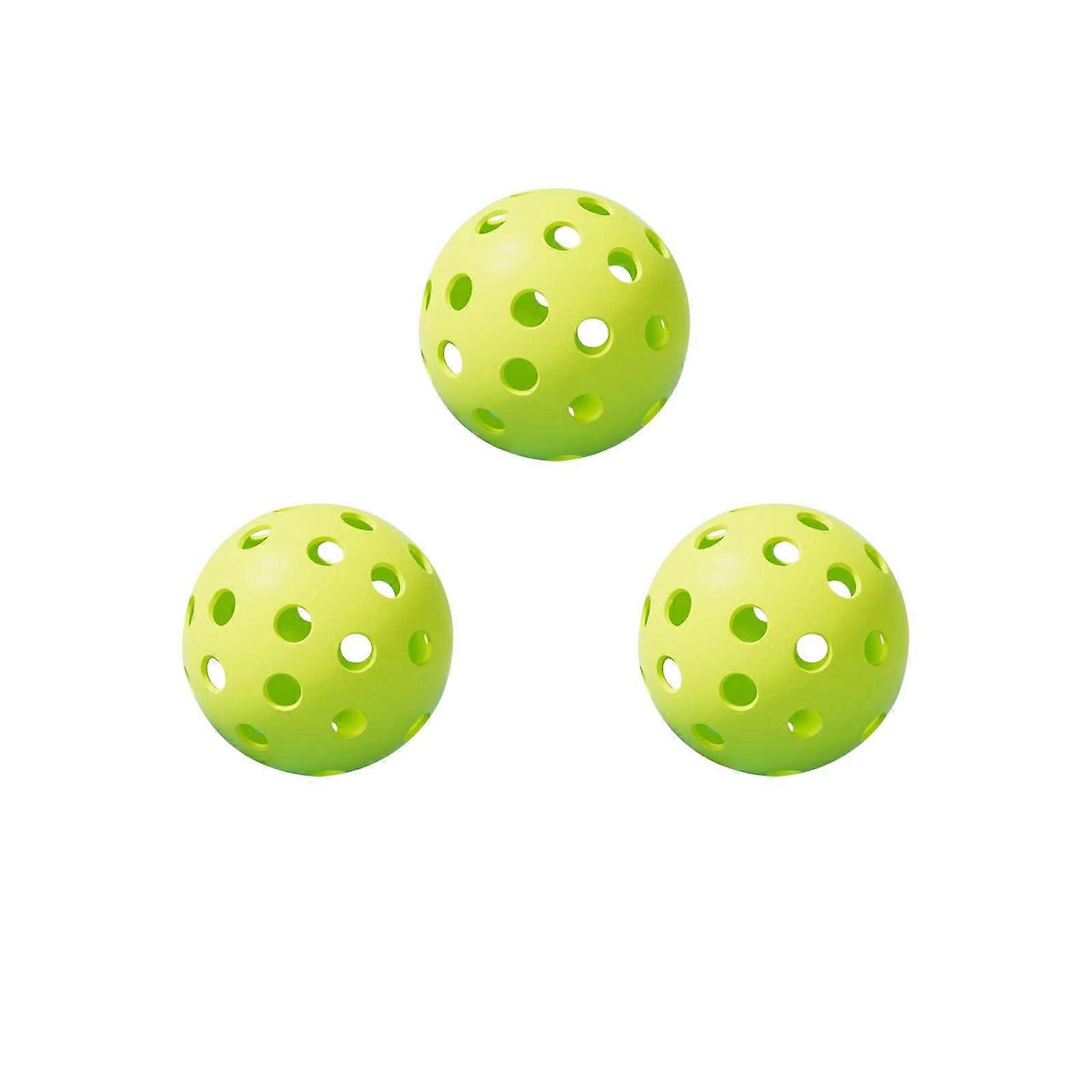 Mini Pickleball Training Balls 3 Pack for Speed Reflex and HandEye Coordination