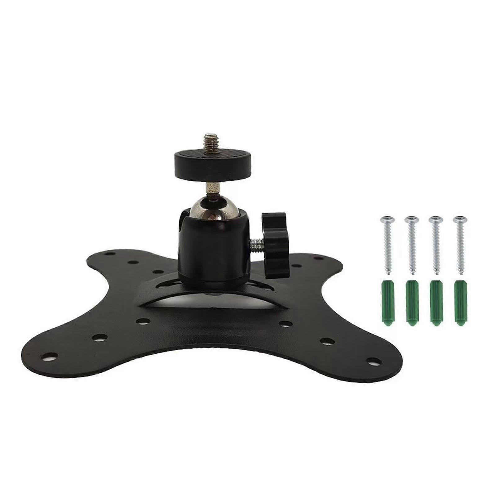Adjustable Ceiling Camera Mount with 360° Rotation and Durable IronAluminum Build