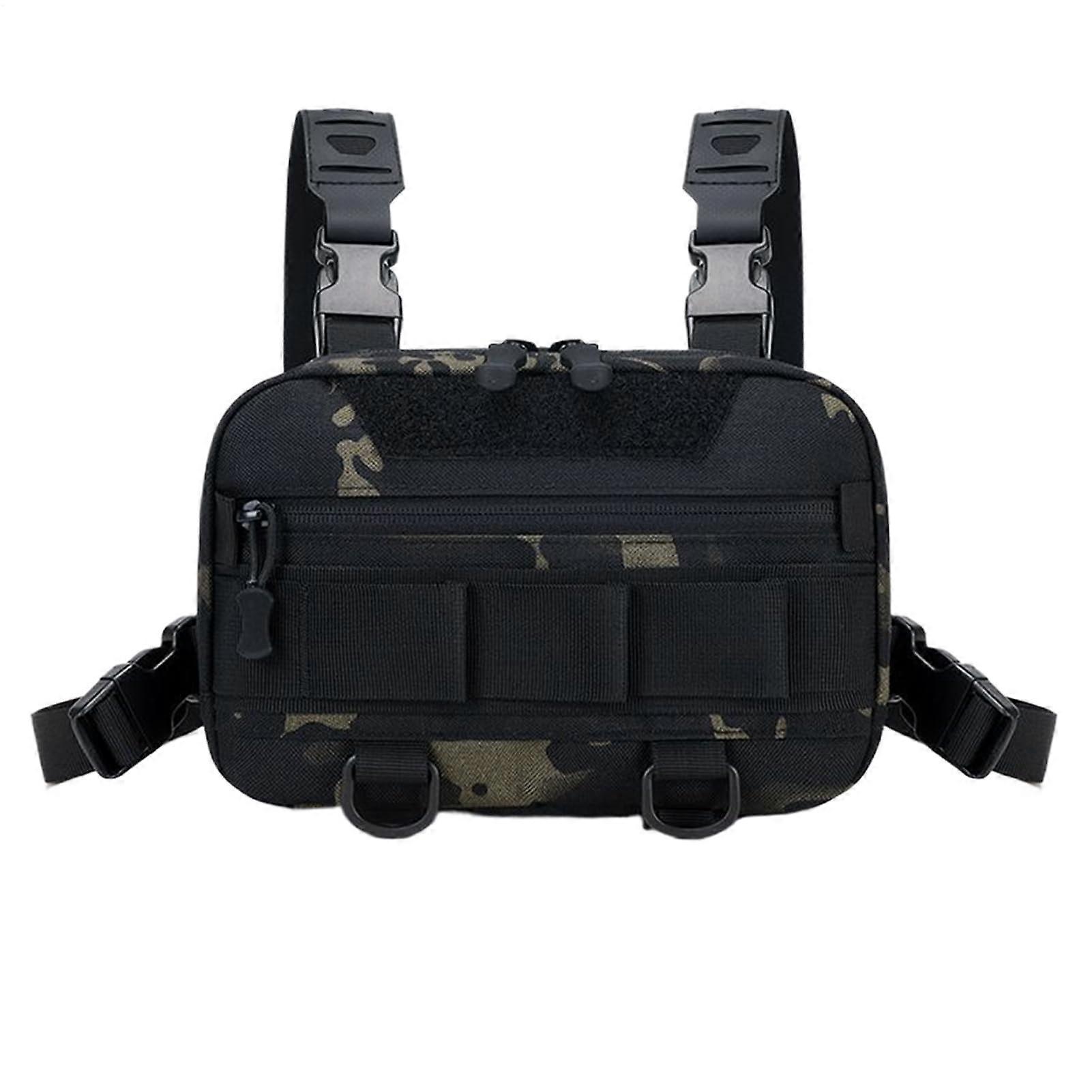 Waterproof Chest Pack with Large Capacity and Multiple Compartments for Hiking and Camping