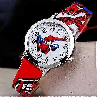 2025 Enfants Garçons Spiderman Quartz Montre Montre-bracelet