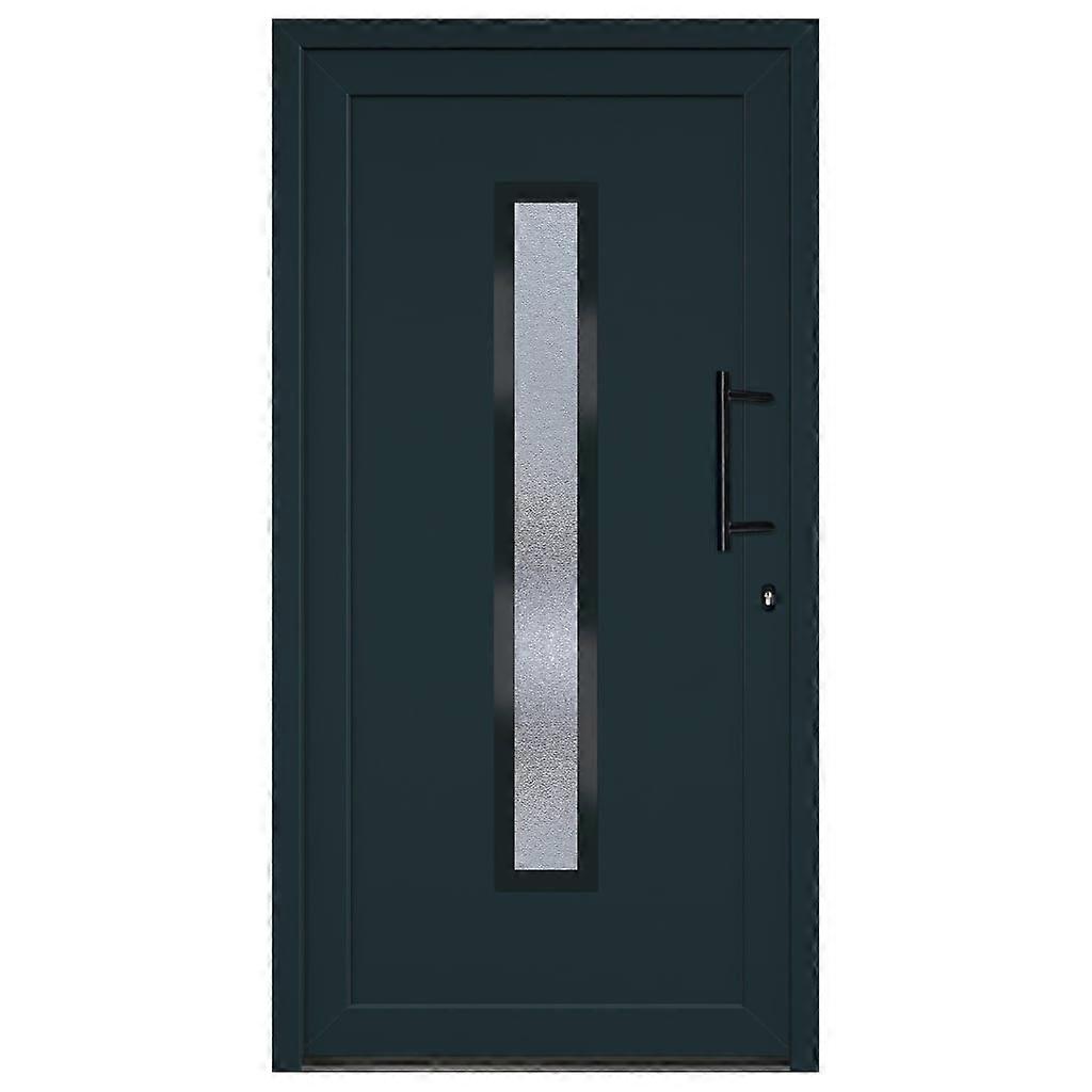 Haustür Anthrazit 108x208 cm PVC