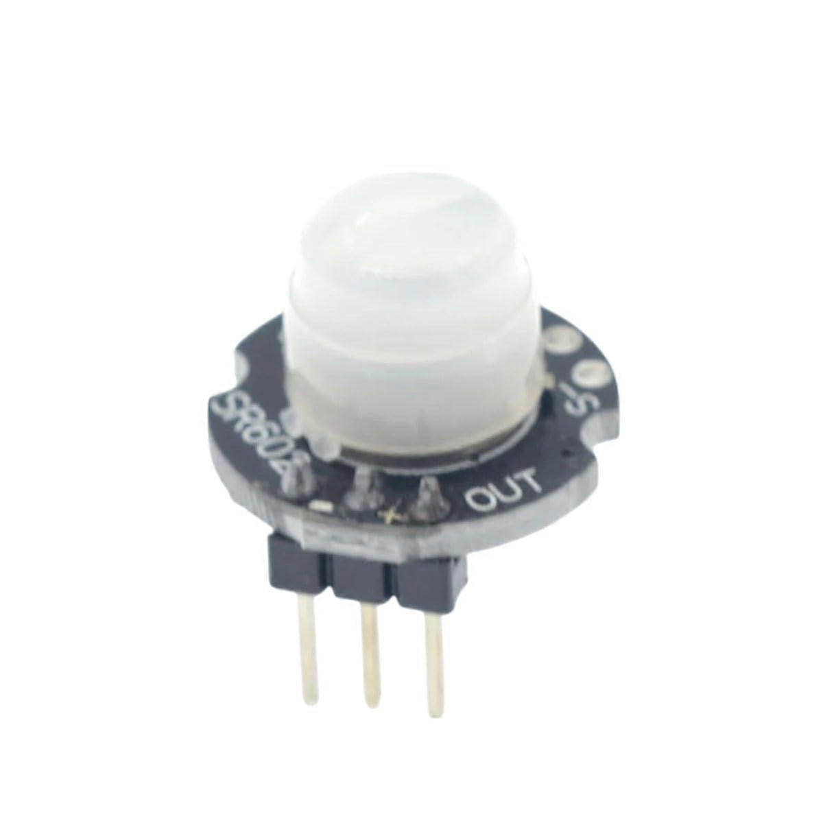 Mini PIR Motion Sensor Module with Lens, Reliable Infrared Detector Kit for DIY Projects