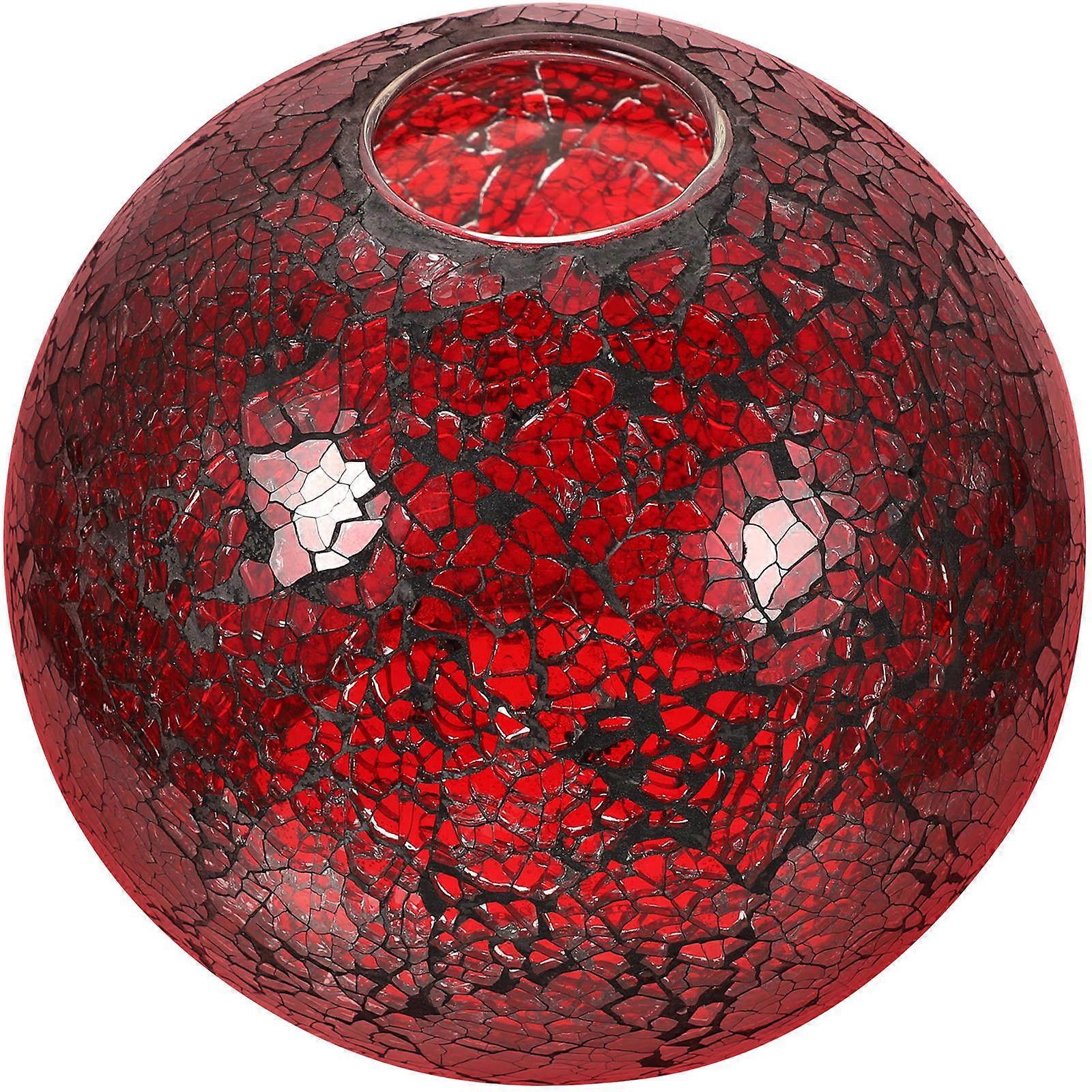 Retro Style Lampshade Wall Light Shade E26 E27 Red Glass Globe Study Room 1Pcs