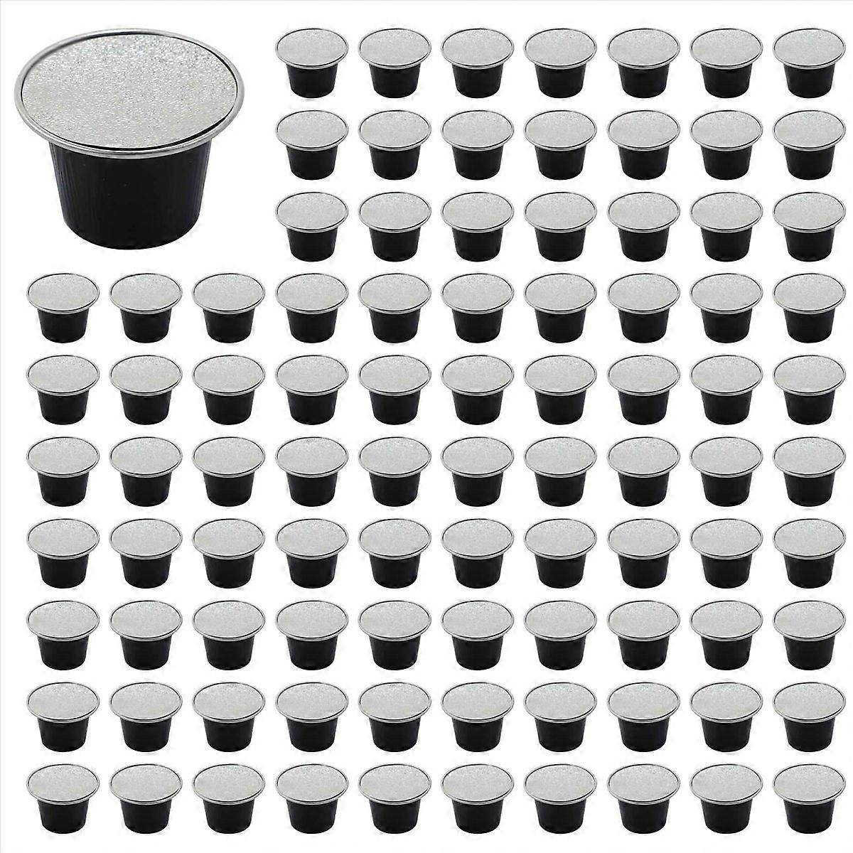 50Sets Refillable Coffee Capsules Cup Disposable Coffee Supplies