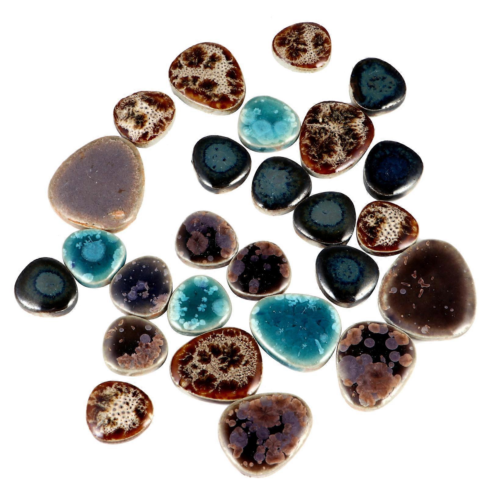 Ceramic Mosaic Tiles 1Pack for Decoration Irregular Shape Mosaic Chips