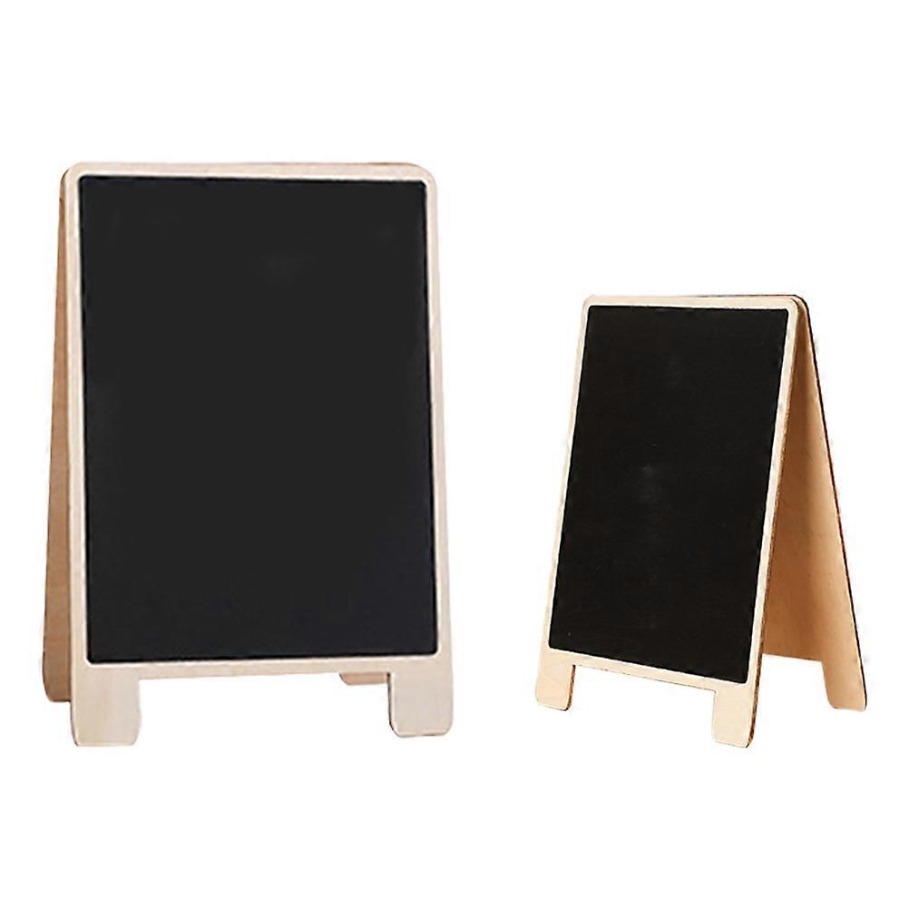 Black Wooden Chalkboard for Message with 2Pcs Boards
