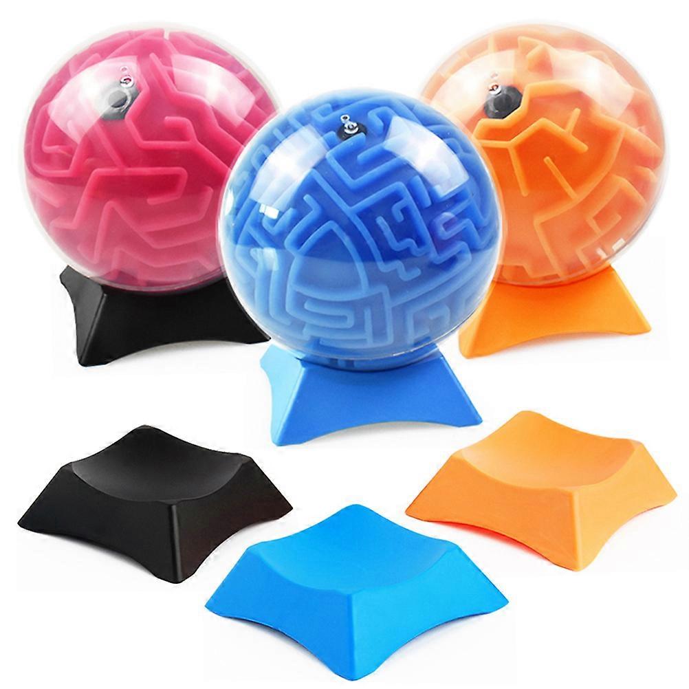 Maze Ball Display Holder Plastic Ball Stand for Holding 2Pcs Support