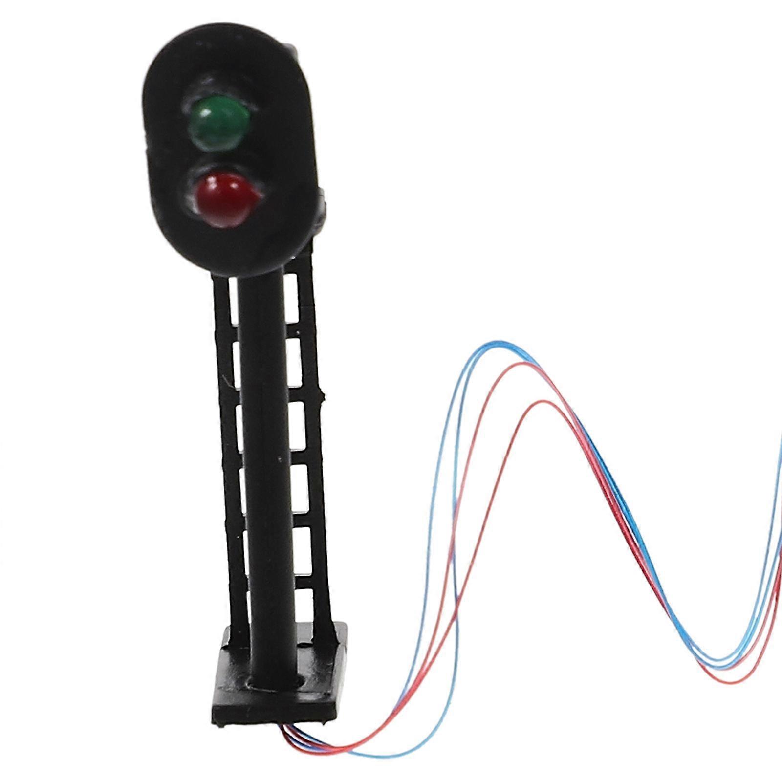 Fire Train Model Signal Light Traffic Light Model for Decor Realistic Miniature