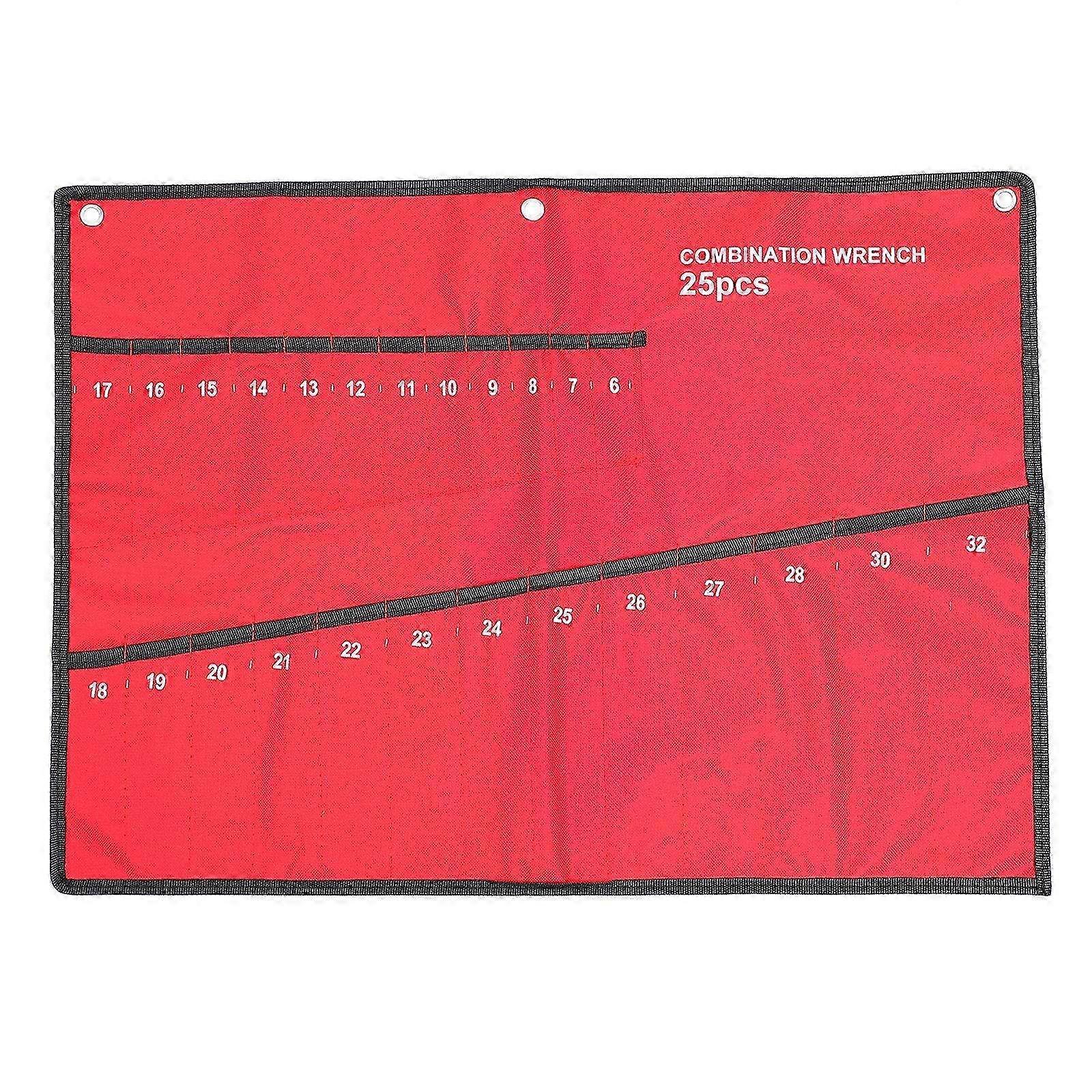Multy tool Compact Small Wrench Tool Roll Canvas Utility Storage Pouch for Repairs