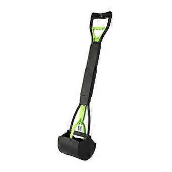 28" Pooper Scooper Långt handtag Ingen beröring Avfallsupphämtningsverktyg för stora medelstora små hundar Icke-krossbar