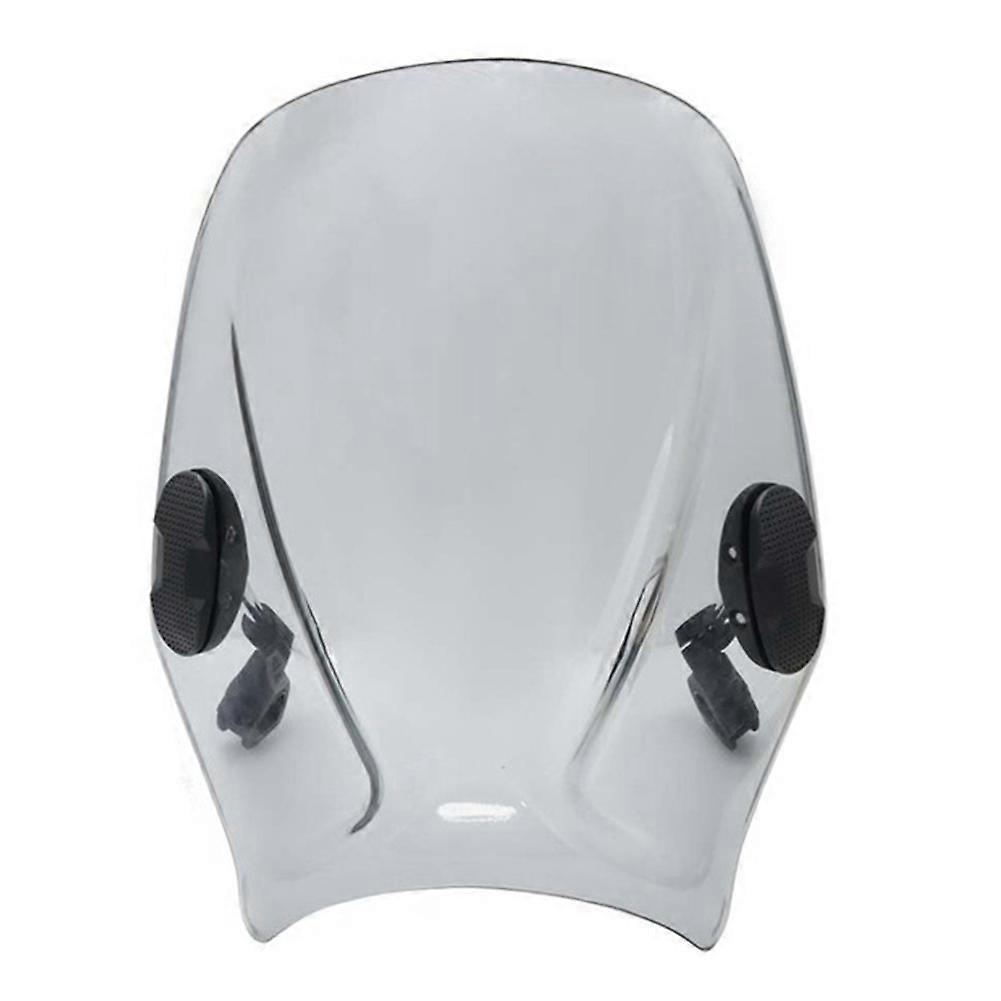 Motorcycle Windshield Wind Shield Deflector for /Meteor/Classic 350 500 Interceptor 650(Gray)