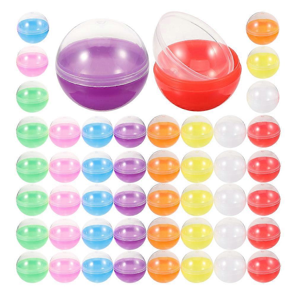 100Pcs Creative Multi Colored Empty Vending Machine Ball Toys for Party