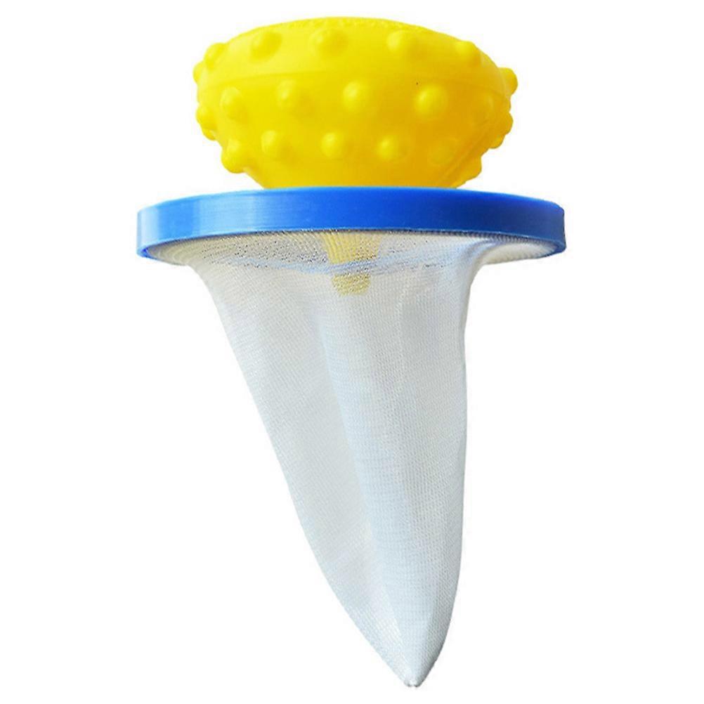1Pc Floating Mesh Bag Automatic Washing Machine Filter Net Pouch (Random Color)