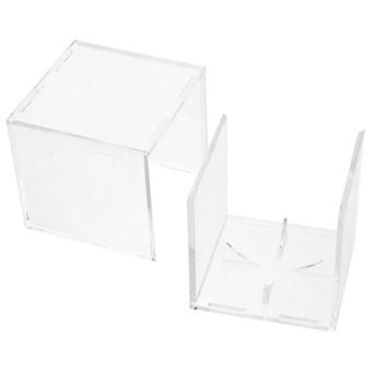 Acryl Klare Baseball-Vitrine Box Schutz Vitrine Würfel Sammler-Baseball-Hülle Dekorative Baseball-Box Klare Baseball-Halterung
