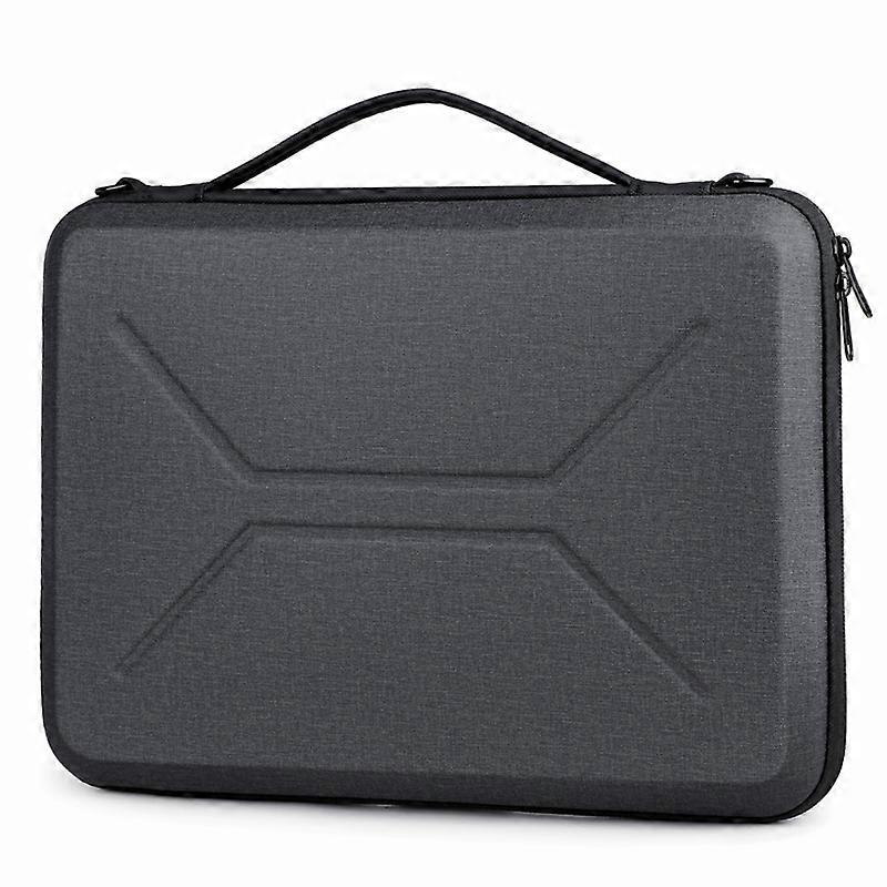 Bolsa para Notebook de 13,3, 14 e 15,6 polegadas, compatível com Macbook Air e Pro de 16 polegadas, Xiaomi, bolsa de ombro, bolsa de mão, impermeável, rígida, tipo maleta.