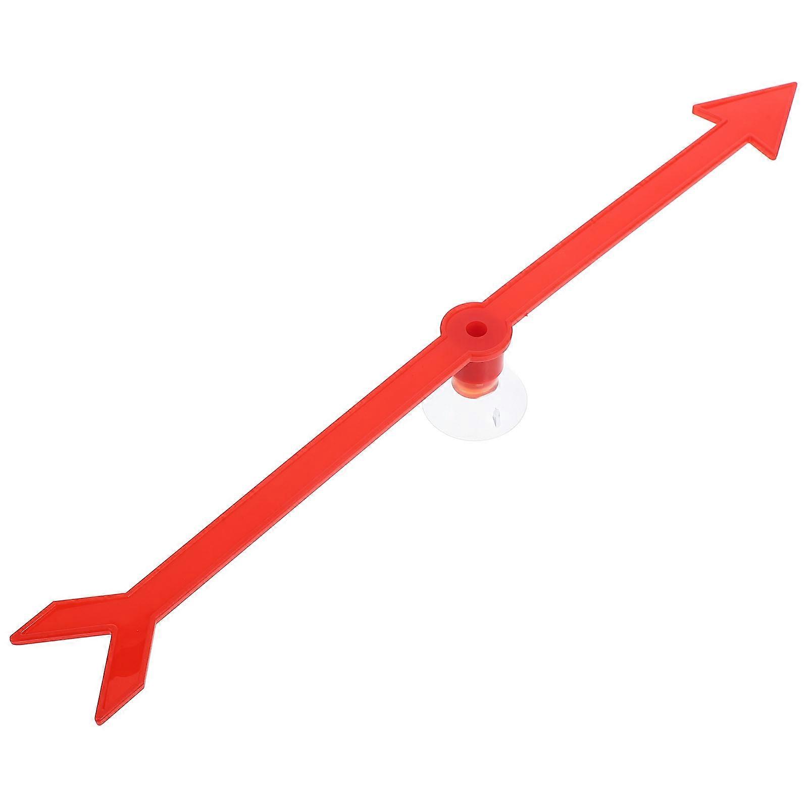 Rotating Arrow Spinning Arrow for Game Play with Suction Cup Red Plastic Pointer