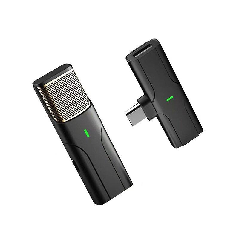 2.4G Wireless Lavalier Microphone 1t1r Portable Audio Video Live Broadcast Mini For Iphone Android Mobile Phone