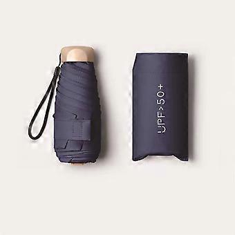 Mini-Sonnenschirm, kleiner Taschenschirm, Faltbarer Regenschirm, Leichtgewicht, Kompakter Taschenschirm