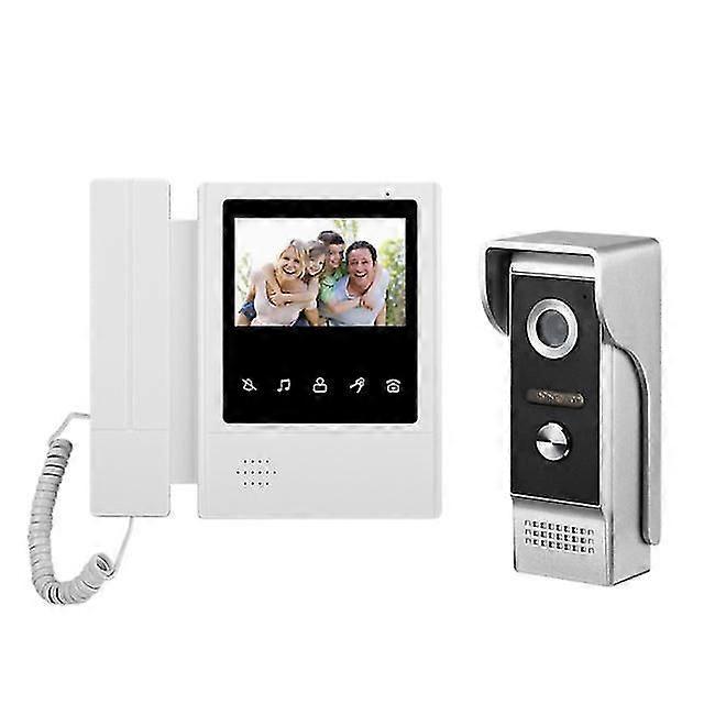 Video Ring Doorbell Camera with Night Vision - Visual Intercom and Two-Way Communication